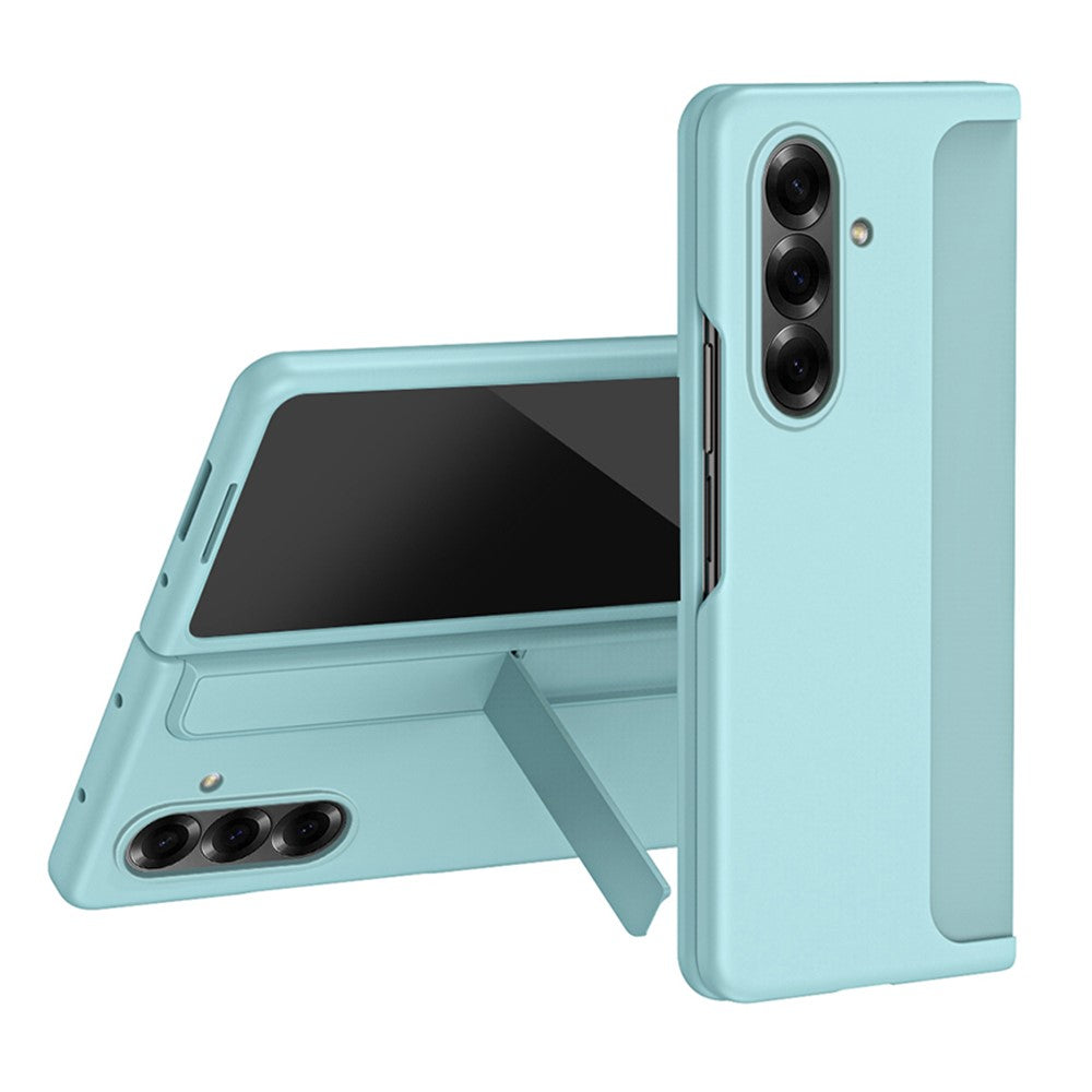 For Samsung Galaxy Z Fold7 5G Case Kickstand Hard PC Slim Phone Cover with Stylus - Baby Blue