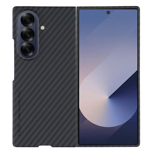 X-LEVEL For Samsung Galaxy Z Fold7 5G Case Carbon Fiber Texture Hard PC Phone Cover Anti Shock