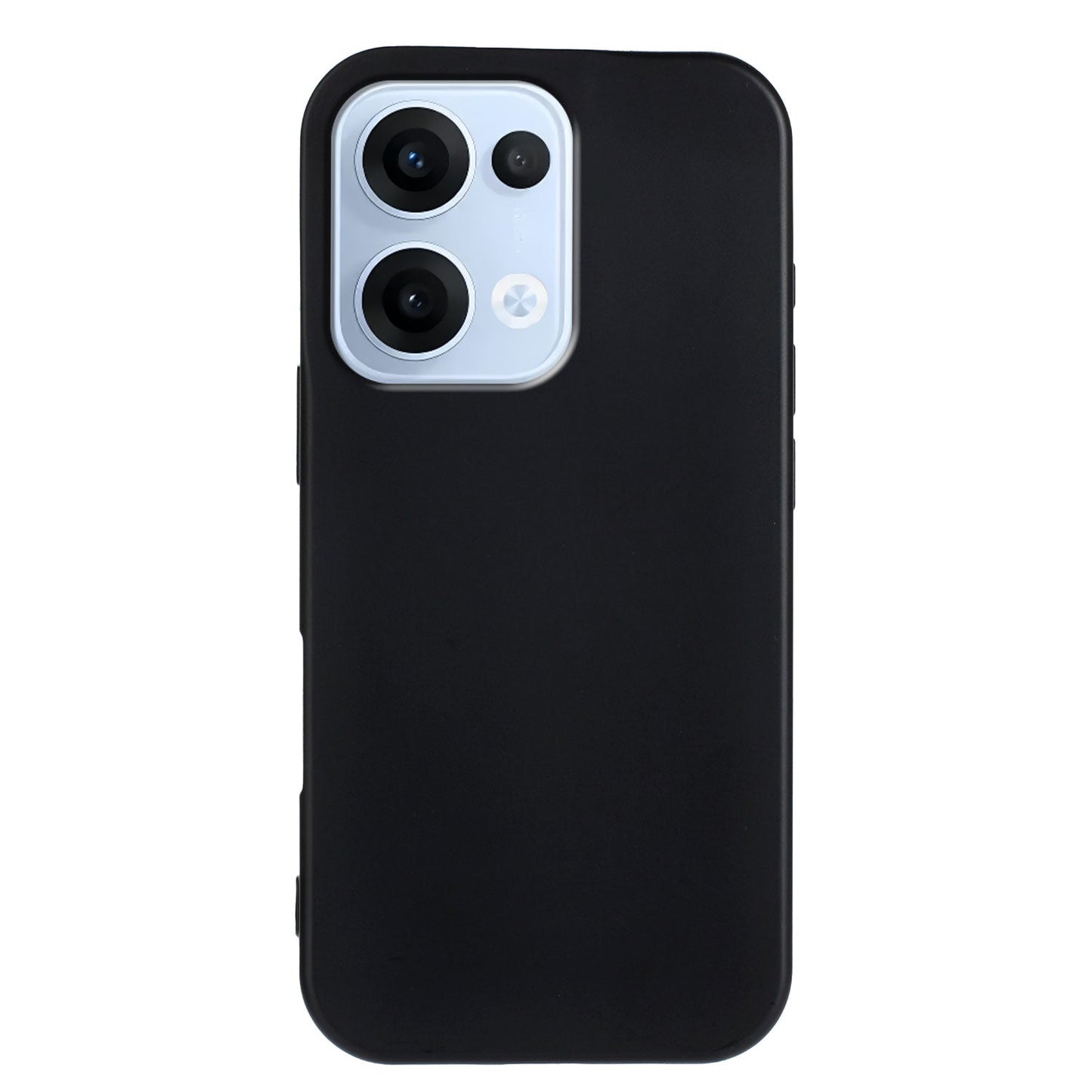 For Oppo Reno13 5G (Global) TPU Case Soft Matte Anti-fingerprint Phone Back Cover - Black
