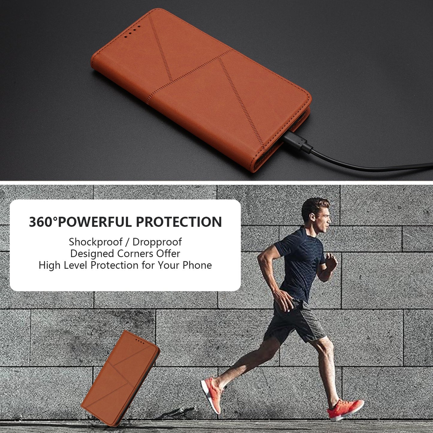 For Oppo Reno14 5G (China) / Oppo Reno14 5G (Global) Wallet Case Magnetic Closure Leather Flip Phone Cover with Stand - Coffee