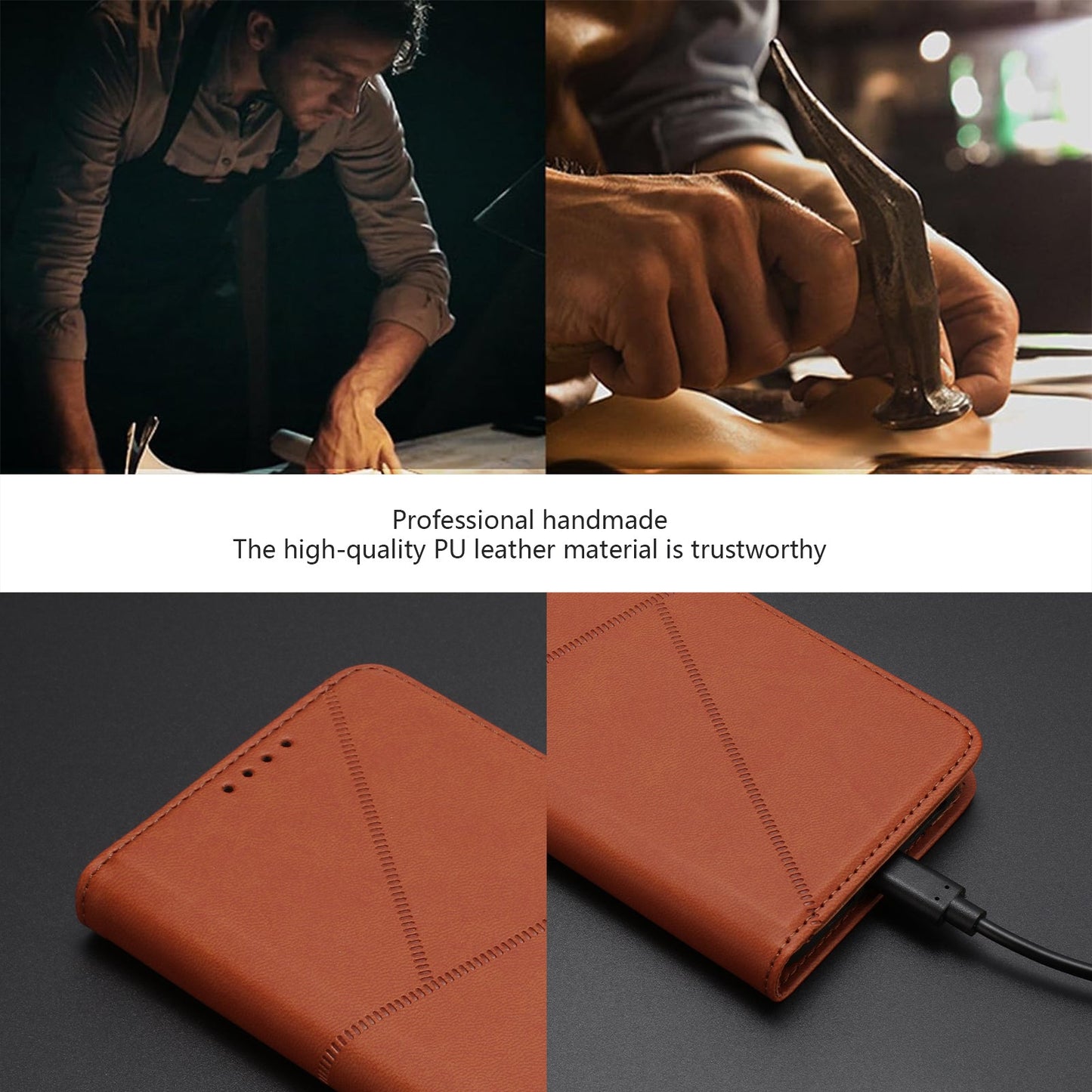 For Oppo Reno14 5G (China) / Oppo Reno14 5G (Global) Wallet Case Magnetic Closure Leather Flip Phone Cover with Stand - Coffee