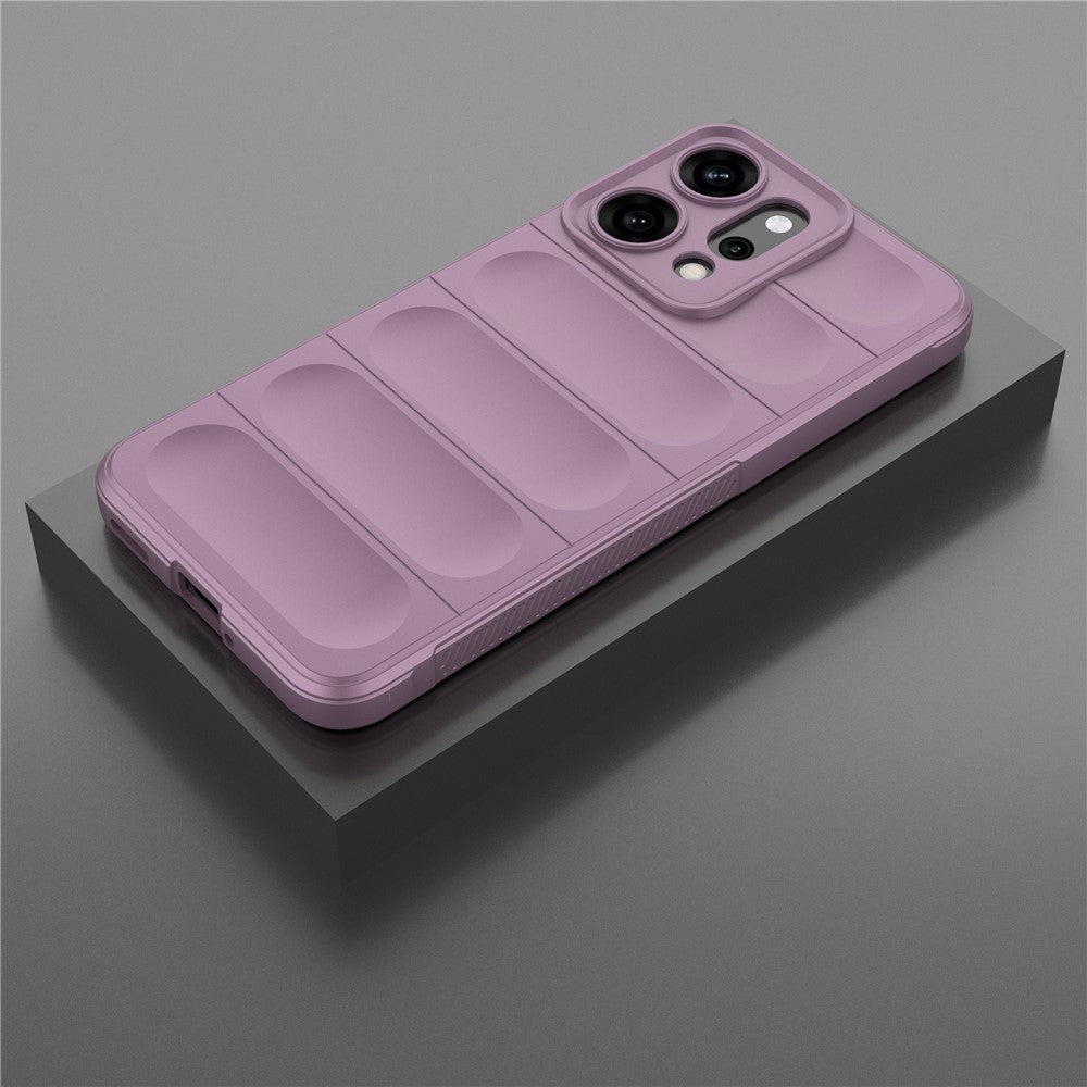 For Oppo Reno14 Pro 5G (Global) Case Anti-Drop Soft TPU Rugged Phone Back Cover - Light Purple