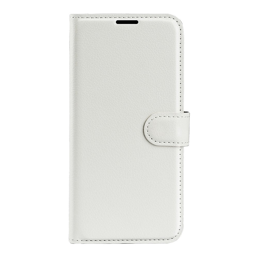 For Oppo Reno14 Pro 5G (China) / Oppo Reno14 Pro 5G (Global) Case Litchi Texture Shockproof Leather Wallet Phone Cover - White