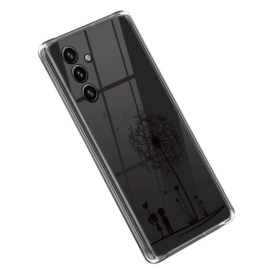 For Samsung Galaxy A14 5G / A14 4G Phone Case Shockproof Case Anti-Scratch IMD Pattern Printing Flexible TPU Cover - Dandelion and Children