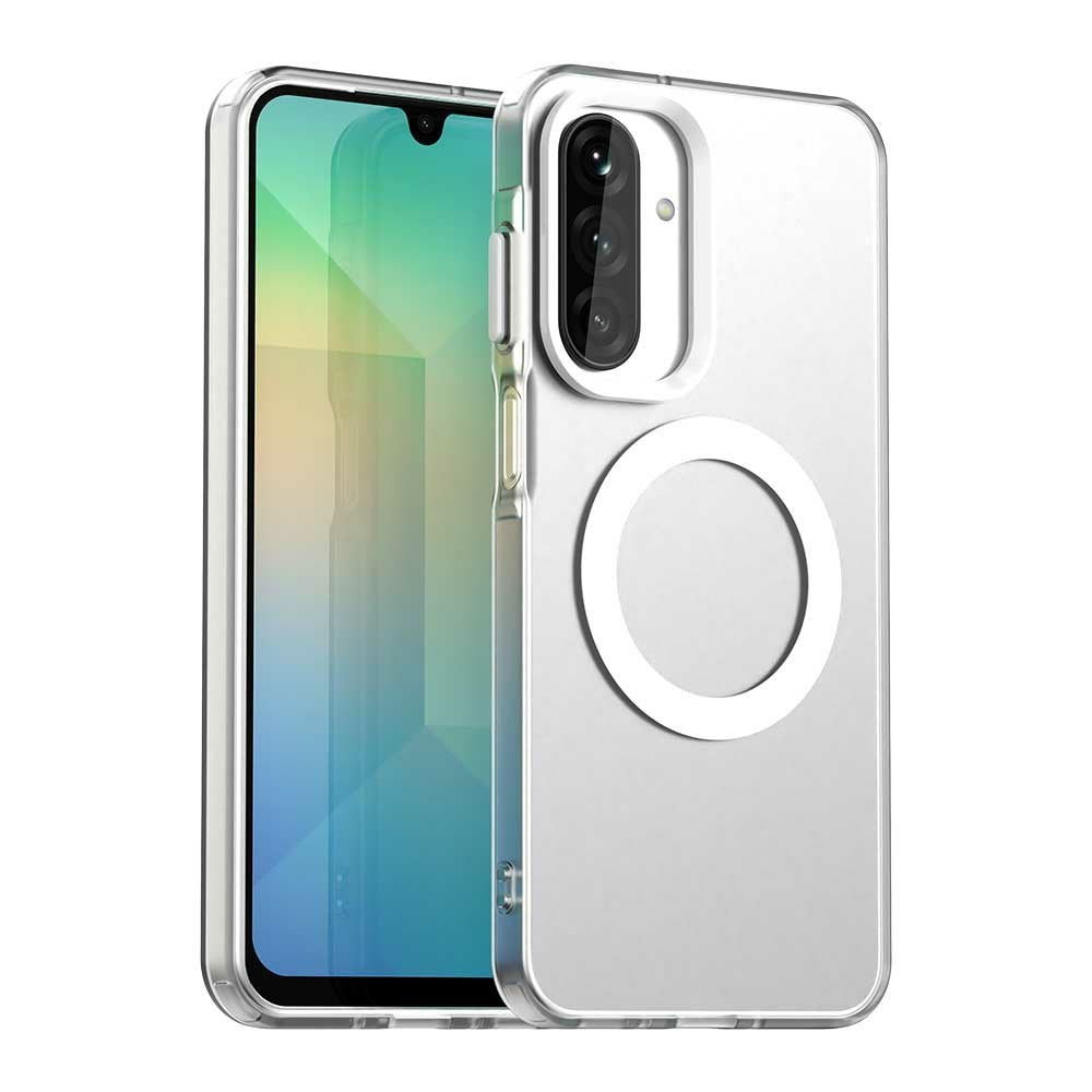 For Samsung Galaxy A17 5G Case Compatible with MagSafe Anti Drop Hybrid Phone Back Cover - White