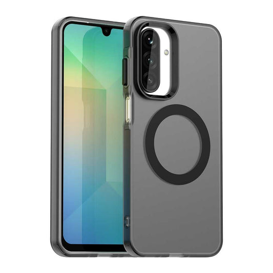 For Samsung Galaxy A17 5G Case Compatible with MagSafe Anti Drop Hybrid Phone Back Cover - Black