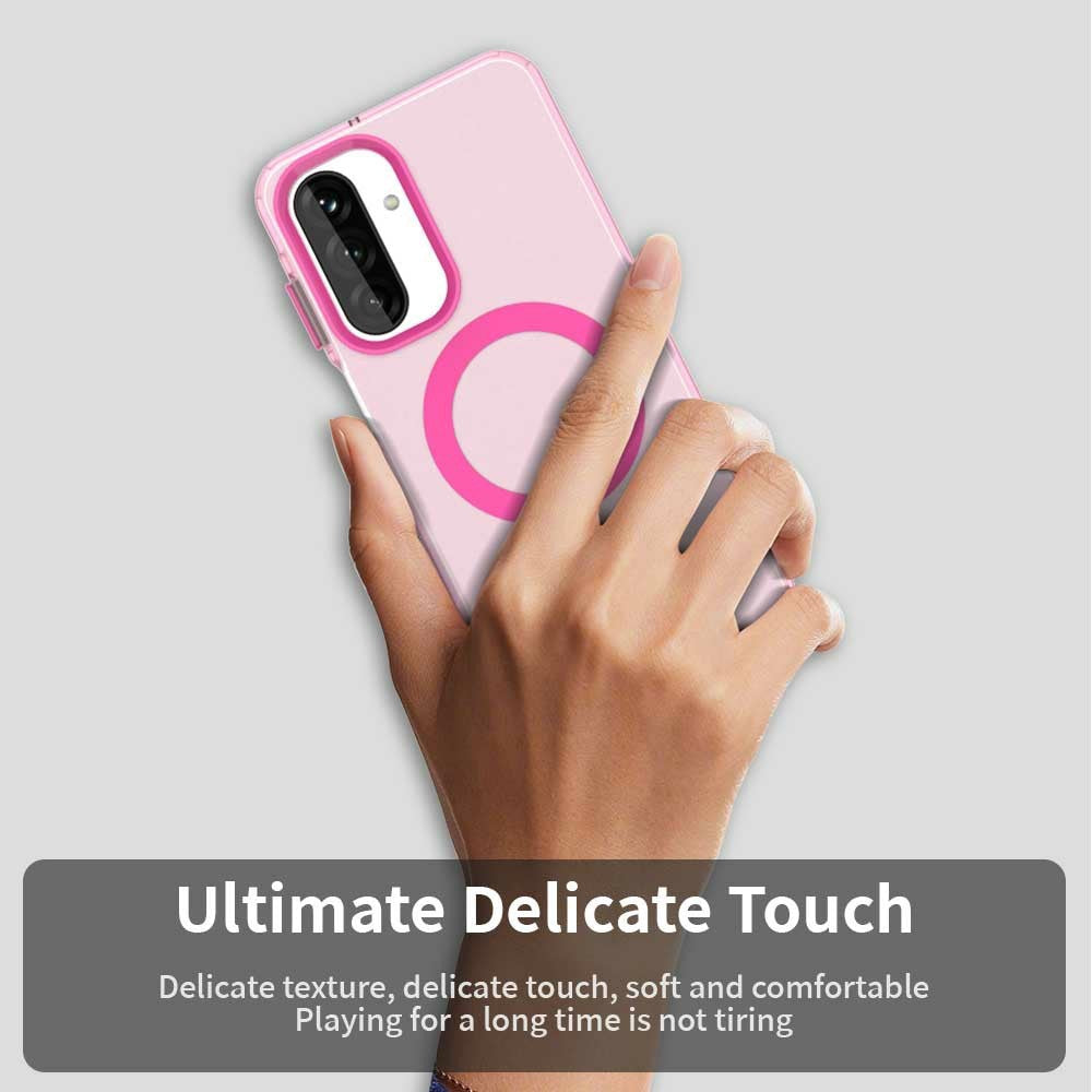 For Samsung Galaxy A17 5G Case Compatible with MagSafe Anti Drop Hybrid Phone Back Cover - Red