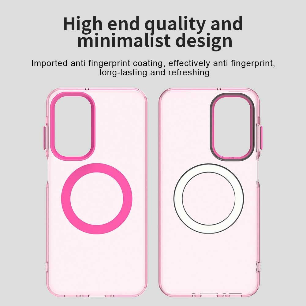For Samsung Galaxy A17 5G Case Compatible with MagSafe Anti Drop Hybrid Phone Back Cover - Red