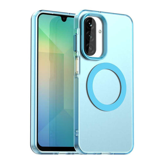 For Samsung Galaxy A17 5G Case Compatible with MagSafe Anti Drop Hybrid Phone Back Cover - Blue