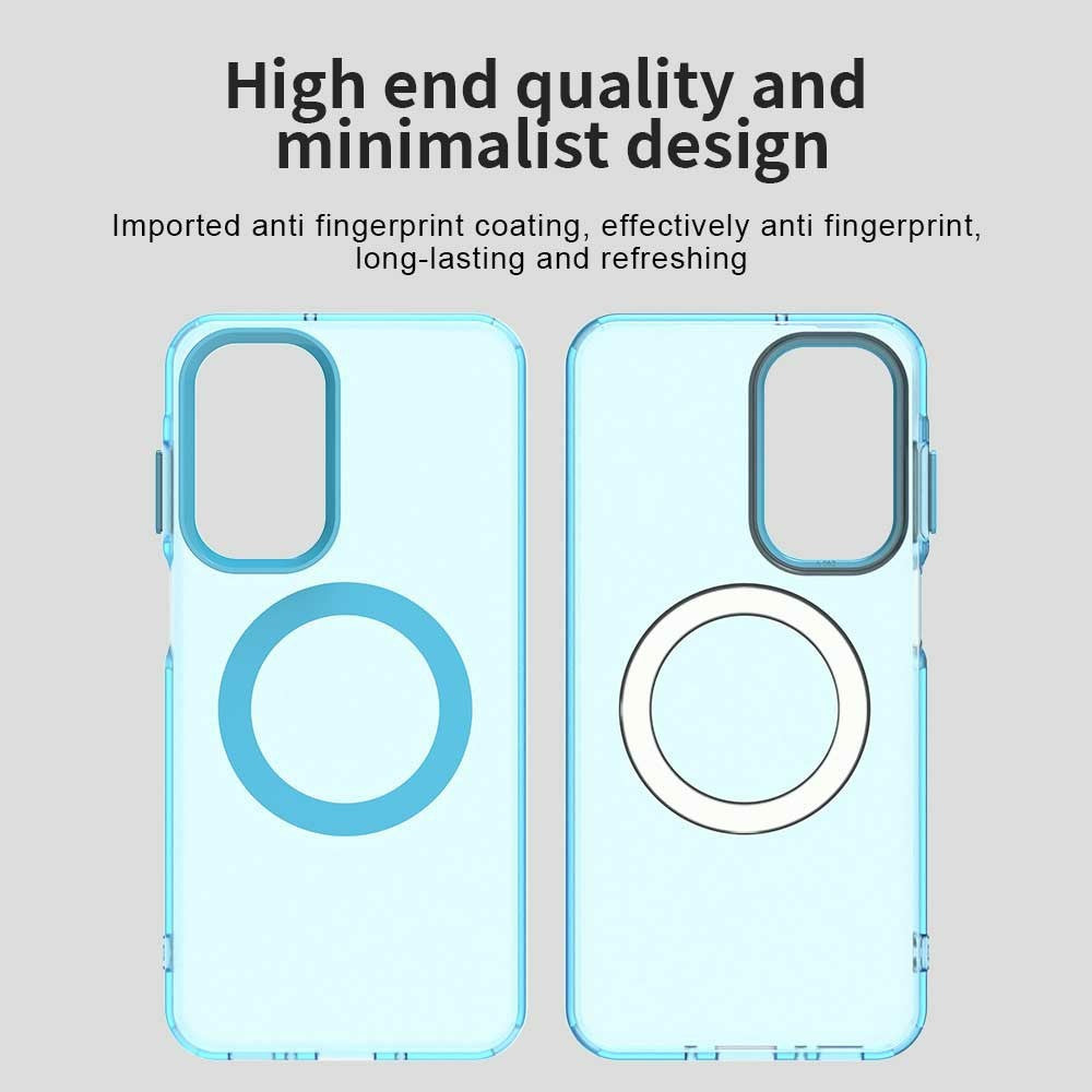 For Samsung Galaxy A17 5G Case Compatible with MagSafe Anti Drop Hybrid Phone Back Cover - Blue