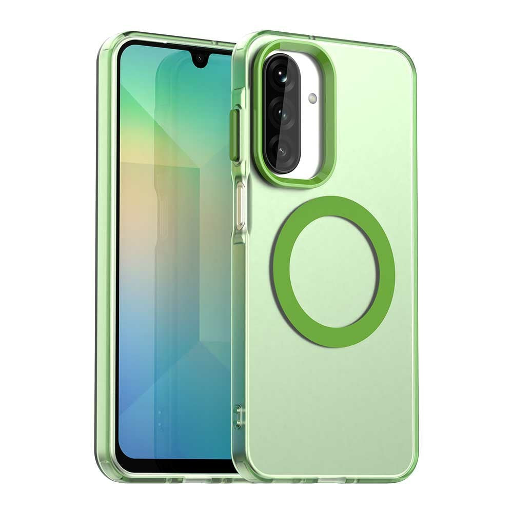 For Samsung Galaxy A17 5G Case Compatible with MagSafe Anti Drop Hybrid Phone Back Cover - Green