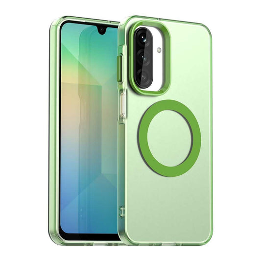 For Samsung Galaxy A17 5G Case Compatible with MagSafe Anti Drop Hybrid Phone Back Cover - Green