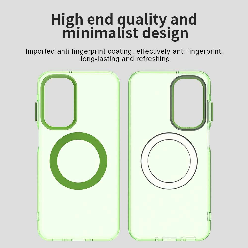 For Samsung Galaxy A17 5G Case Compatible with MagSafe Anti Drop Hybrid Phone Back Cover - Green