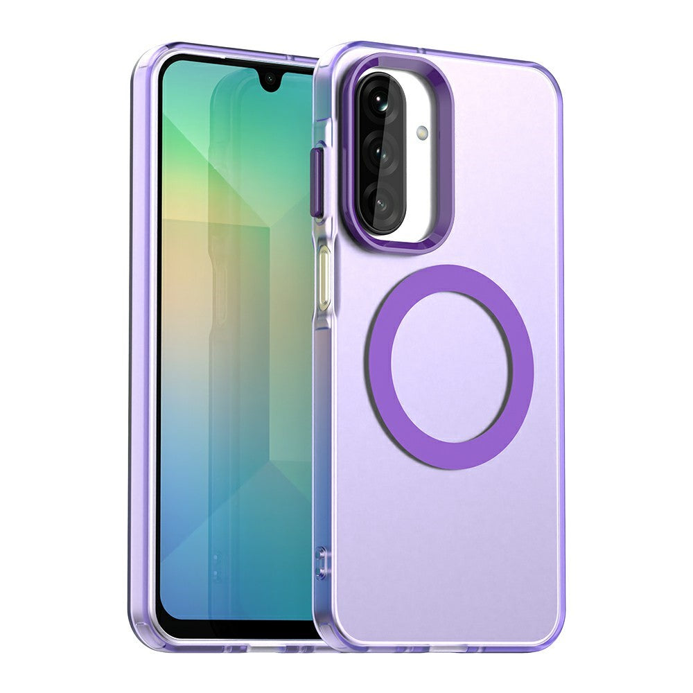 For Samsung Galaxy A17 5G Case Compatible with MagSafe Anti Drop Hybrid Phone Back Cover - Purple