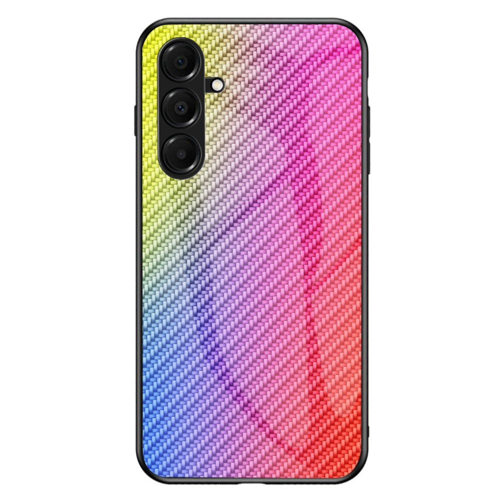 For Samsung Galaxy A17 5G Case Tempered Glass Shockproof Phone Cover - Colorful Fiber