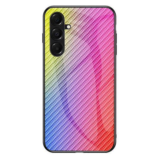 For Samsung Galaxy A17 5G Case Tempered Glass Shockproof Phone Cover - Colorful Fiber