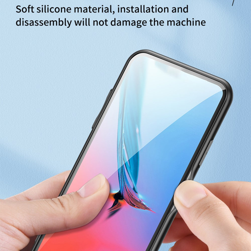 For Samsung Galaxy A17 5G Case Butterfly Pattern TPU + Tempered Glass Protective Phone Cover - Colorful Butterfly