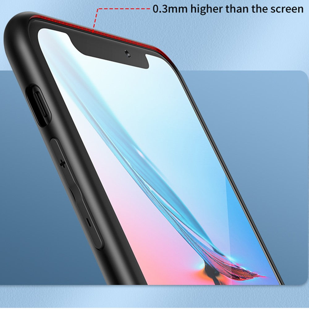 For Samsung Galaxy A17 5G Case Floral Pattern TPU + Tempered Glass Protective Phone Cover - Chinese Rose