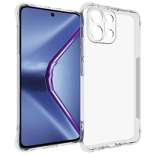 For Oppo K13 5G Clear TPU Case WANLONFENG TM Series 2.0mm Phone Back Cover - Transparent