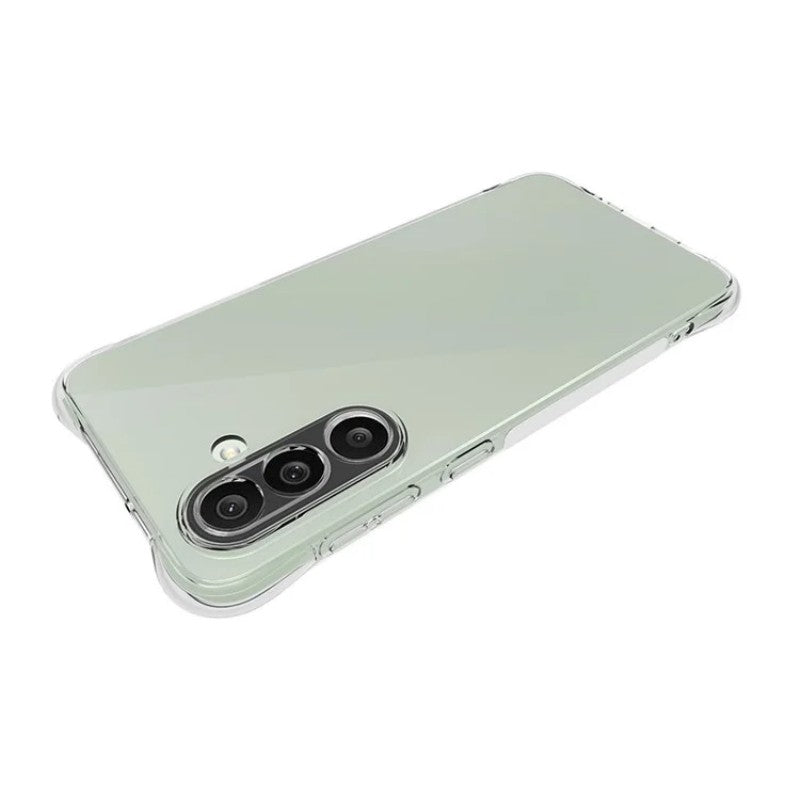 For Samsung Galaxy M56 5G Clear TPU Case WANLONFENG TM Series 2.0mm Phone Back Cover - Transparent
