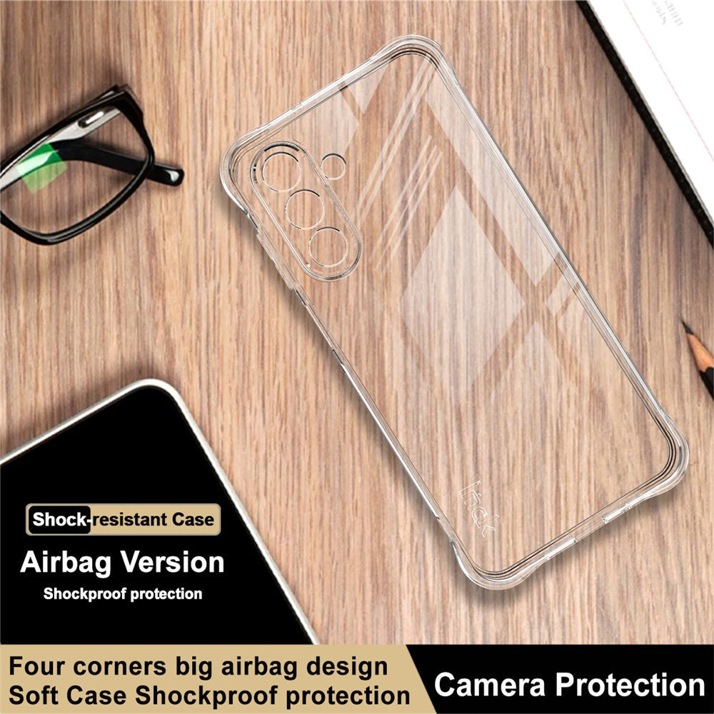 IMAK For Samsung Galaxy A17 5G Case TPU Phone Cover Airbag Shockproof Protection - Transparent