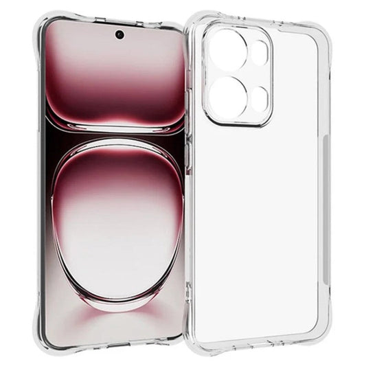 For Oppo Reno13 Pro 5G Clear TPU Case WANLONFENG TM Series 2.0mm Phone Back Cover - Transparent