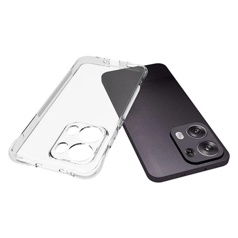 For Oppo Reno13 Pro 5G Clear TPU Case WANLONFENG TM Series 2.0mm Phone Back Cover - Transparent