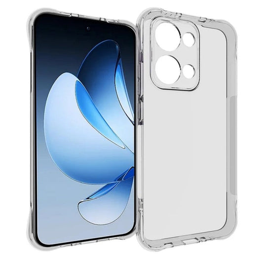 For Oppo Reno13 5G (Global) Clear TPU Case WANLONFENG TM Series 2.0mm Phone Back Cover - Transparent