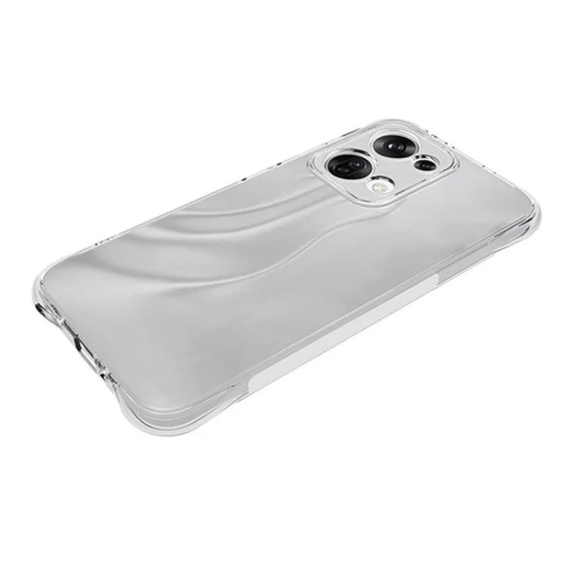 For Oppo Reno13 5G (Global) Clear TPU Case WANLONFENG TM Series 2.0mm Phone Back Cover - Transparent