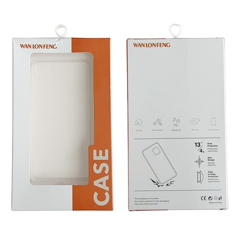 For Oppo Reno13 5G (Global) Clear TPU Case WANLONFENG TM Series 2.0mm Phone Back Cover - Transparent