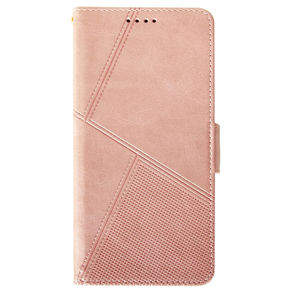 IDEWEI For iPhone 17 Pro Max Case Leather Wallet Phone Cover Stand Calf Texture - Pink