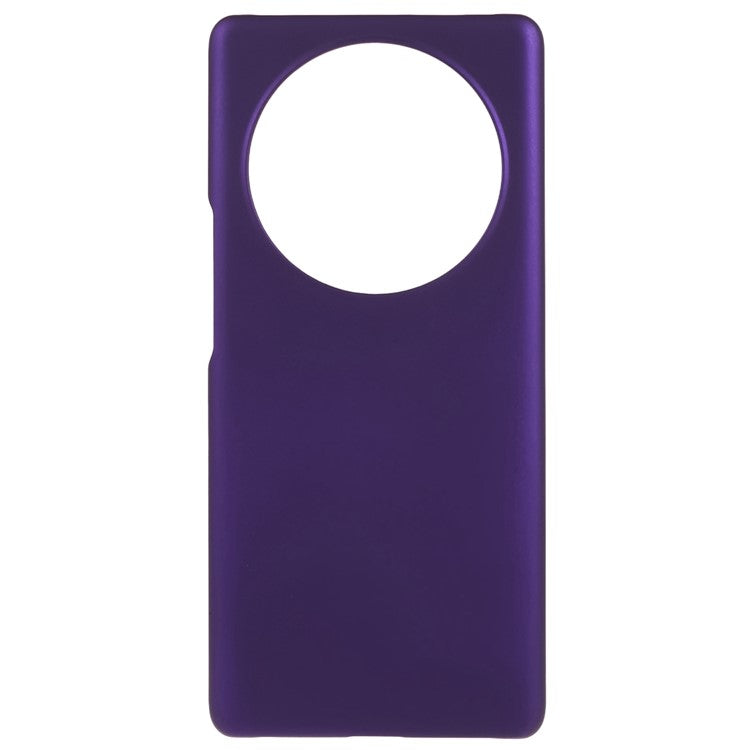 For Honor X40 5G / X9a 5G / Magic5 Lite 5G Anti-fingerprint Mobile Phone Case Rubberized Glossy Hard PC Anti-fading Cell Phone Cover - Purple
