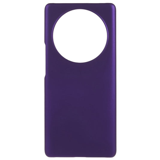 For Honor X40 5G / X9a 5G / Magic5 Lite 5G Anti-fingerprint Mobile Phone Case Rubberized Glossy Hard PC Anti-fading Cell Phone Cover - Purple