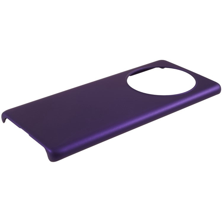 For Honor X40 5G / X9a 5G / Magic5 Lite 5G Anti-fingerprint Mobile Phone Case Rubberized Glossy Hard PC Anti-fading Cell Phone Cover - Purple