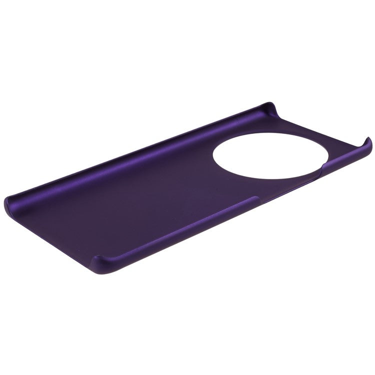 For Honor X40 5G / X9a 5G / Magic5 Lite 5G Anti-fingerprint Mobile Phone Case Rubberized Glossy Hard PC Anti-fading Cell Phone Cover - Purple
