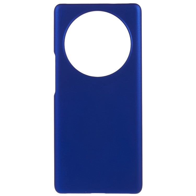 For Honor X40 5G / X9a 5G / Magic5 Lite 5G Anti-fingerprint Mobile Phone Case Rubberized Glossy Hard PC Anti-fading Cell Phone Cover - Blue