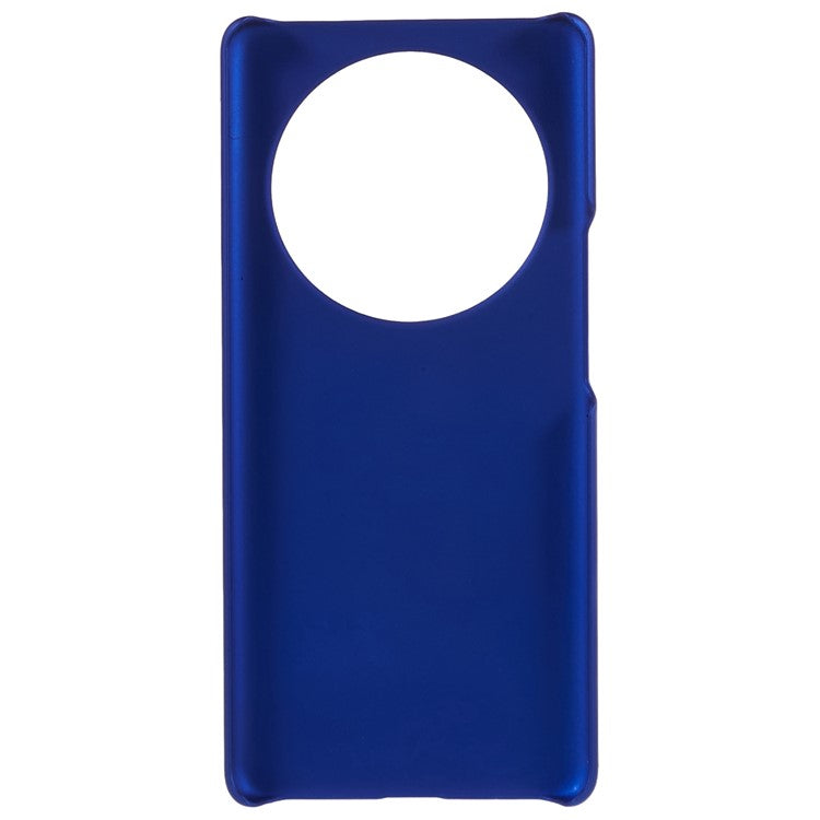 For Honor X40 5G / X9a 5G / Magic5 Lite 5G Anti-fingerprint Mobile Phone Case Rubberized Glossy Hard PC Anti-fading Cell Phone Cover - Blue