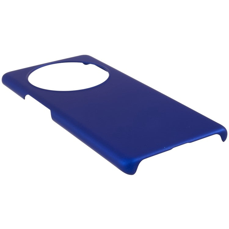 For Honor X40 5G / X9a 5G / Magic5 Lite 5G Anti-fingerprint Mobile Phone Case Rubberized Glossy Hard PC Anti-fading Cell Phone Cover - Blue