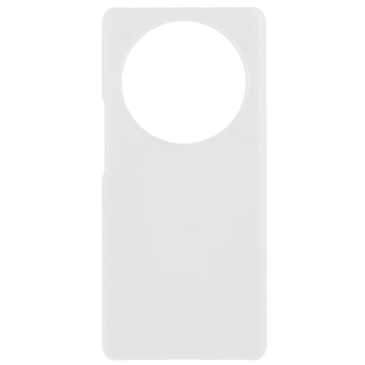 For Honor X40 5G / X9a 5G / Magic5 Lite 5G Anti-fingerprint Mobile Phone Case Rubberized Glossy Hard PC Anti-fading Cell Phone Cover - White