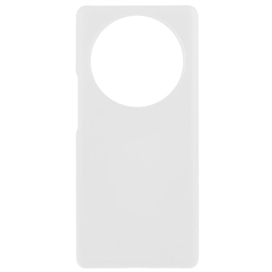 For Honor X40 5G / X9a 5G / Magic5 Lite 5G Anti-fingerprint Mobile Phone Case Rubberized Glossy Hard PC Anti-fading Cell Phone Cover - White