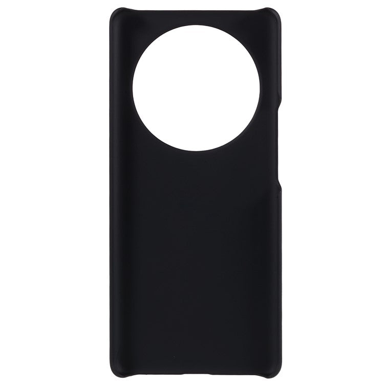 For Honor X40 5G / X9a 5G / Magic5 Lite 5G Anti-fingerprint Mobile Phone Case Rubberized Glossy Hard PC Anti-fading Cell Phone Cover - Black
