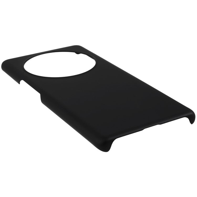 For Honor X40 5G / X9a 5G / Magic5 Lite 5G Anti-fingerprint Mobile Phone Case Rubberized Glossy Hard PC Anti-fading Cell Phone Cover - Black
