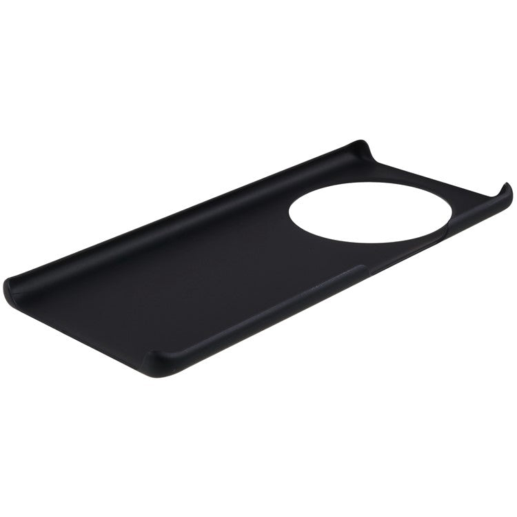 For Honor X40 5G / X9a 5G / Magic5 Lite 5G Anti-fingerprint Mobile Phone Case Rubberized Glossy Hard PC Anti-fading Cell Phone Cover - Black