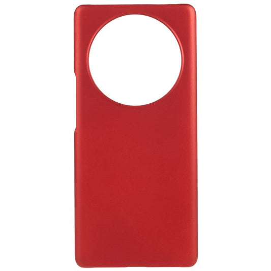 For Honor X40 5G / X9a 5G / Magic5 Lite 5G Anti-fingerprint Mobile Phone Case Rubberized Glossy Hard PC Anti-fading Cell Phone Cover - Red