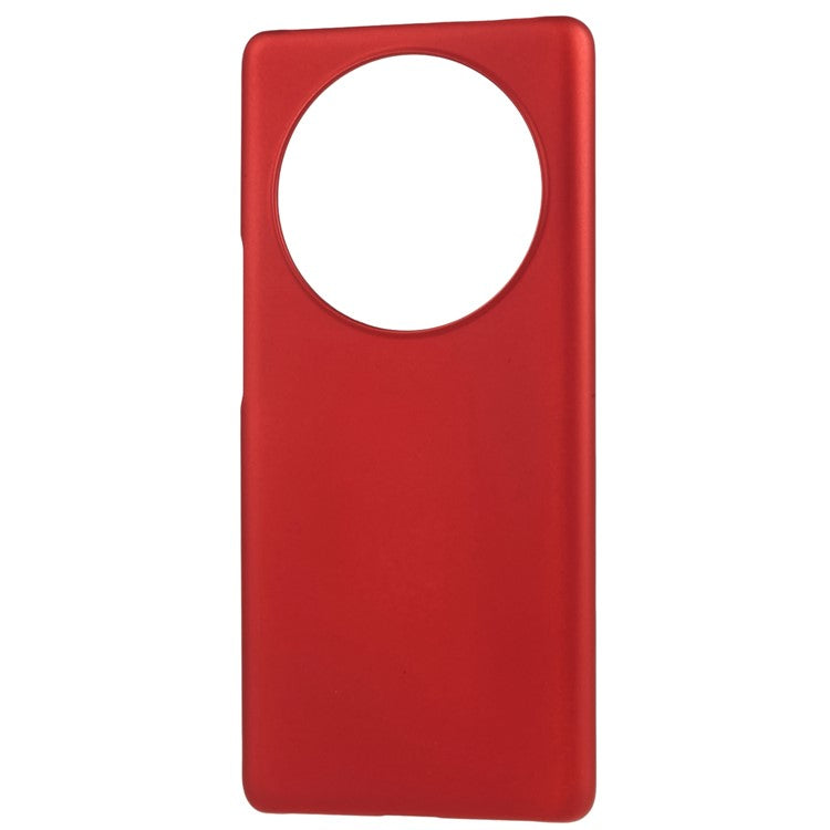 For Honor X40 5G / X9a 5G / Magic5 Lite 5G Anti-fingerprint Mobile Phone Case Rubberized Glossy Hard PC Anti-fading Cell Phone Cover - Red