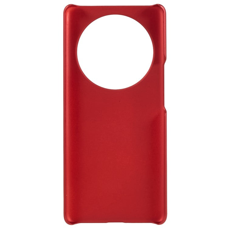 For Honor X40 5G / X9a 5G / Magic5 Lite 5G Anti-fingerprint Mobile Phone Case Rubberized Glossy Hard PC Anti-fading Cell Phone Cover - Red