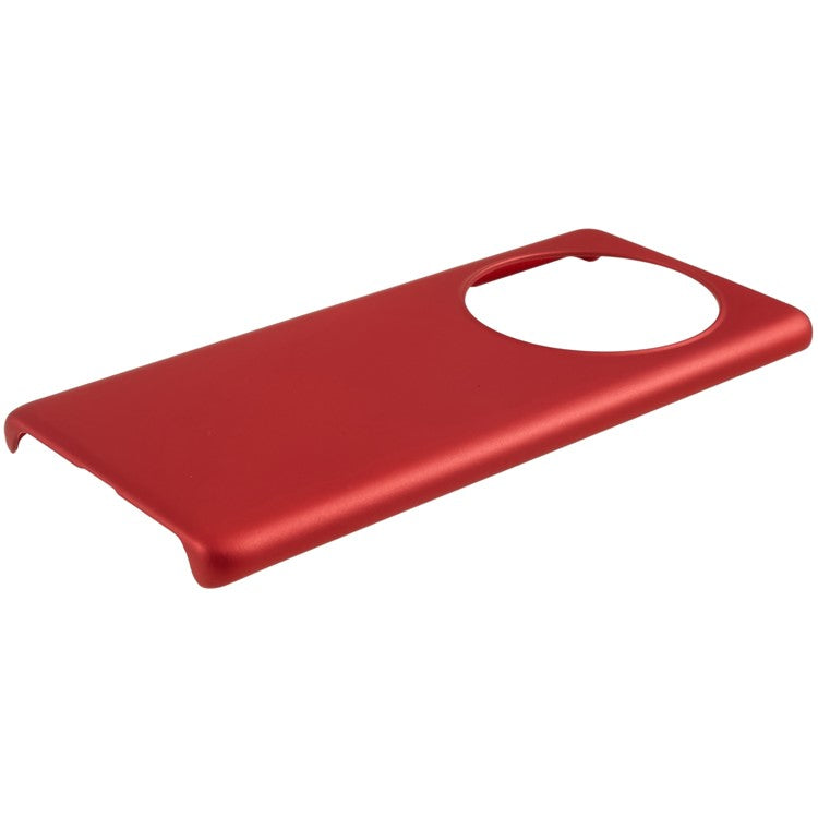 For Honor X40 5G / X9a 5G / Magic5 Lite 5G Anti-fingerprint Mobile Phone Case Rubberized Glossy Hard PC Anti-fading Cell Phone Cover - Red