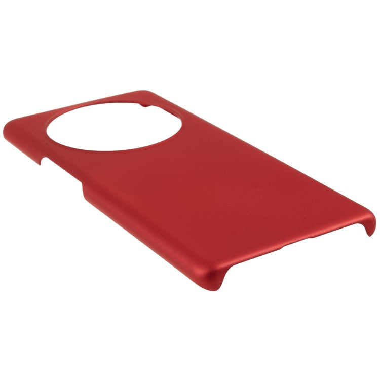 For Honor X40 5G / X9a 5G / Magic5 Lite 5G Anti-fingerprint Mobile Phone Case Rubberized Glossy Hard PC Anti-fading Cell Phone Cover - Red