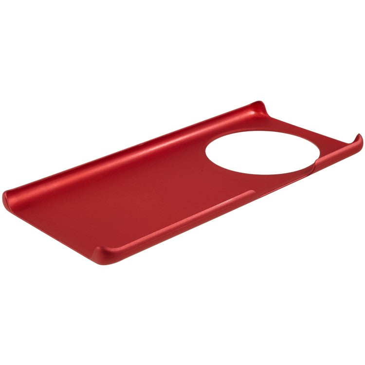 For Honor X40 5G / X9a 5G / Magic5 Lite 5G Anti-fingerprint Mobile Phone Case Rubberized Glossy Hard PC Anti-fading Cell Phone Cover - Red