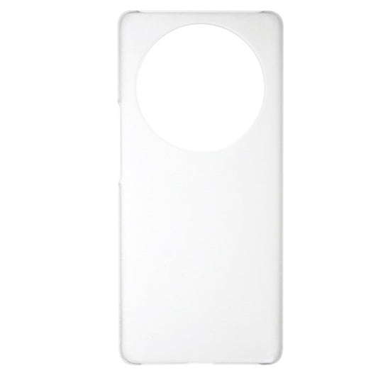 For Honor X40 5G / X9a 5G / Magic5 Lite 5G Anti-fingerprint Mobile Phone Case Rubberized Glossy Hard PC Anti-fading Cell Phone Cover - Transparent